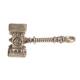 Pure Brass Thor's Hammer Creative Keychain Pendant Small Hammer Personalized Pendant Antique Miscellaneous Small Bronze Ornaments