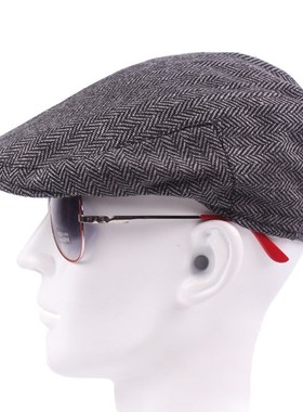 Creative Beret Men's Cap Cotton Simple Visor Hat Middle