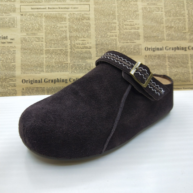 撤柜处理真皮反绒牛皮平底包头穆勒鞋防滑轻便平底休闲韩版女拖鞋,淘宝优惠券,粉丝福利购,淘宝优惠卷