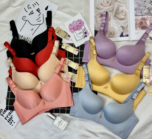 正品幸福内衣女无钢圈狐狸聚拢调整型文胸无痕调整收副乳上托文胸 - 图0