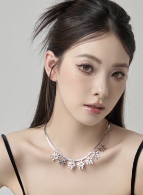 Starfire铜合金百搭女锁骨链