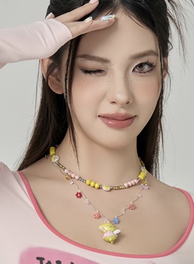 原创可爱卡通串珠项链