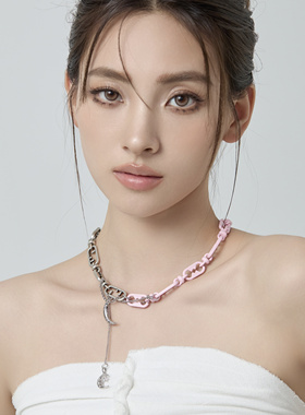 Starfire铜合金甜酷女锁骨链