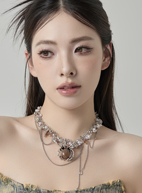 Starfire铜合金流苏女朋克锁骨链