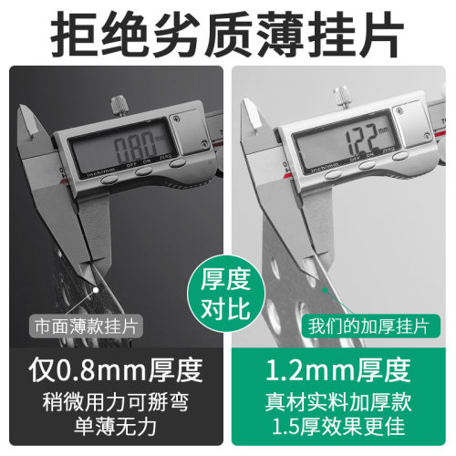 干挂瓷砖配件固定件不锈钢挂片墙上大理石岩板背景墙安装点挂铁片 - 图0
