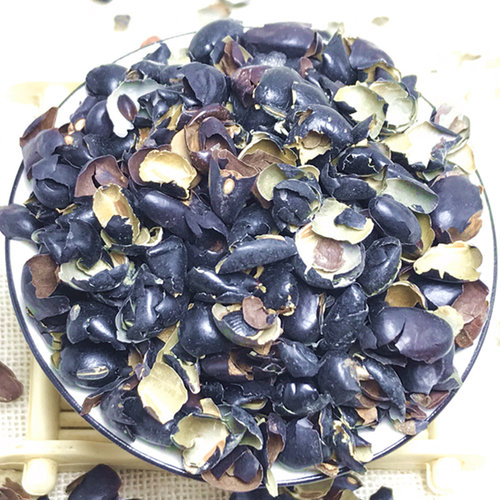 黑豆衣中药材黑豆皮乌豆衣500g黑豆青茬黑豆生剥皮豆衣包邮蚕豆 - 图0