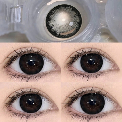 脏脏黑桃美瞳半年抛大直径超大款黑色自然舒适隐形眼镜WF带度数TN - 图3
