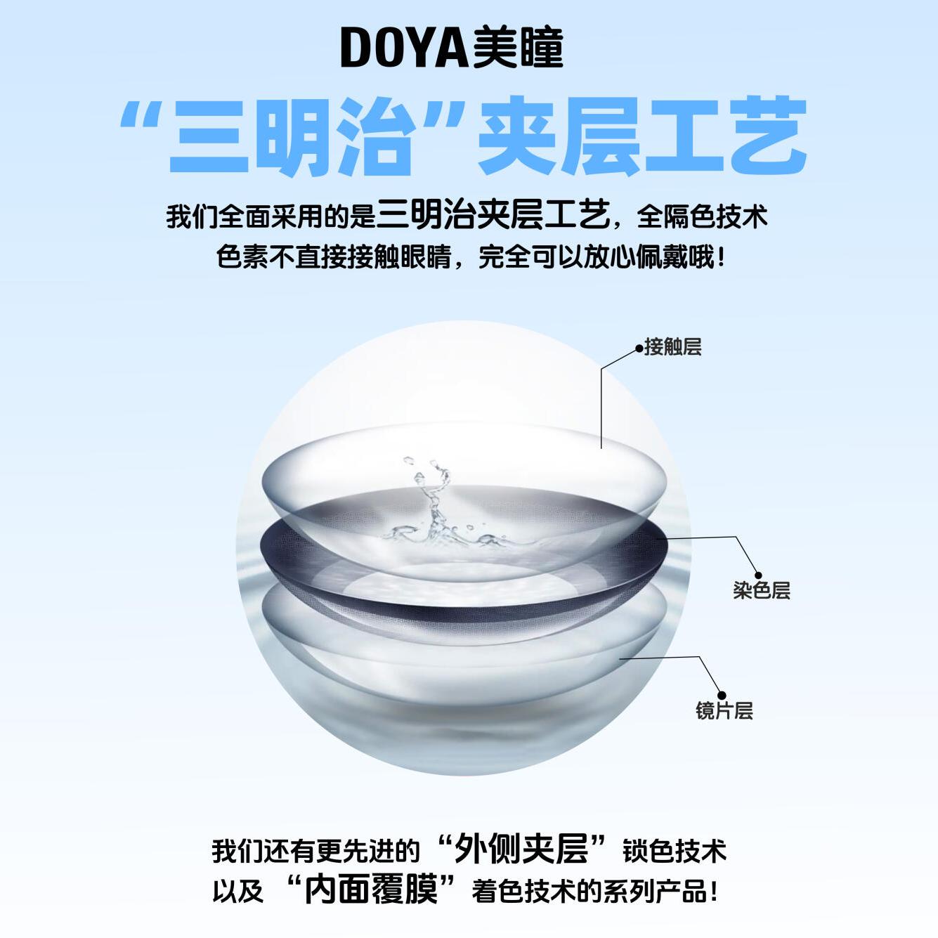 紫色美瞳cos日抛doya祁煜爱蜜莉雅星野爱香奈乎蝴蝶忍毛利兰辉yc - 图2