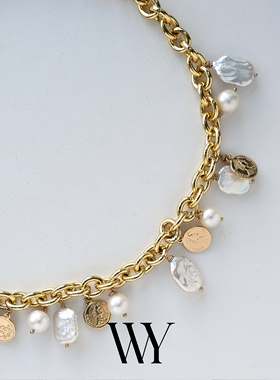 WY新款淡水巴洛克设计款项链