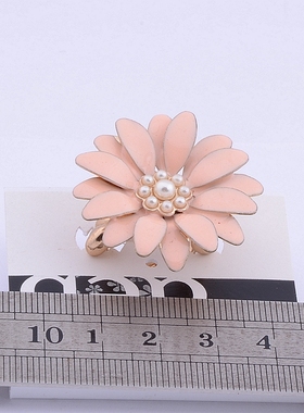 欧美风饰品全新金色弹力质感戒指