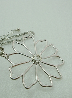 饰品时尚风百搭水晶毛衣链