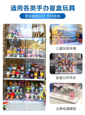 手办盒模型透明防尘玩偶