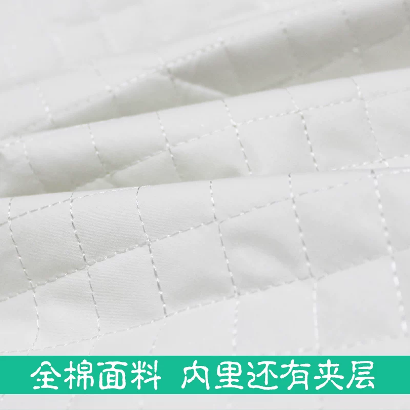 Cotton double-layer hermetic pillow with zipper, pillowcase, liner, increased thickness