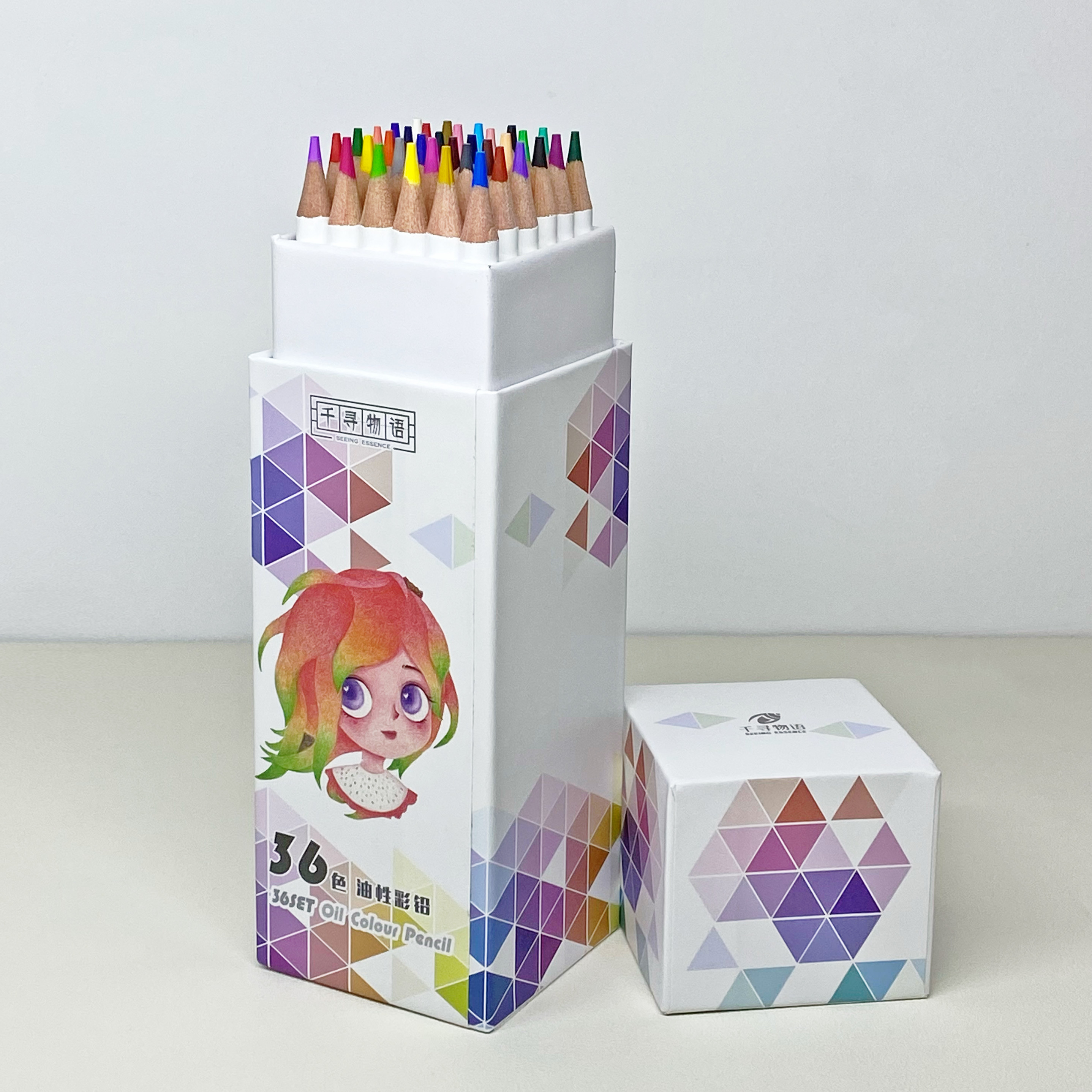 阿羊同款千寻物语彩铅36色72色120色初学者绘画专业白杆油性笔,淘宝优惠券,粉丝福利购,淘宝优惠卷
