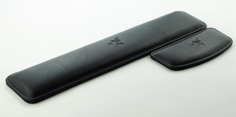 真皮套装键盘鼠标垫护腕手腕垫护腕托鼠标掌托雷蛇机械键盘手托鼠 - 图1