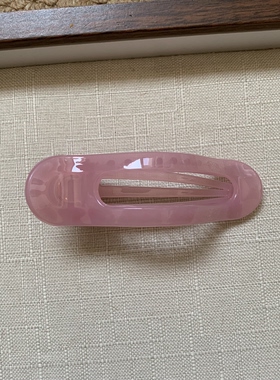 简约发夹女后脑勺气质盘发慵懒一字鸭嘴夹DIY底夹夹子头发饰大号