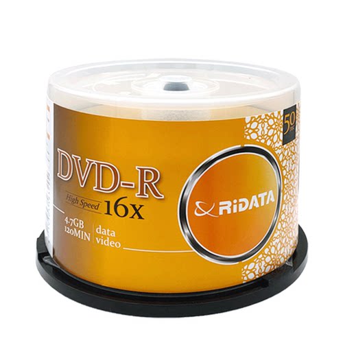 铼德RITEK档案数据dvd光盘dvd-r刻录光碟片dvd+r刻录盘空白光盘4.7G8.5G刻录E时代dvd空光盘dvd空盘碟50片装 - 图0