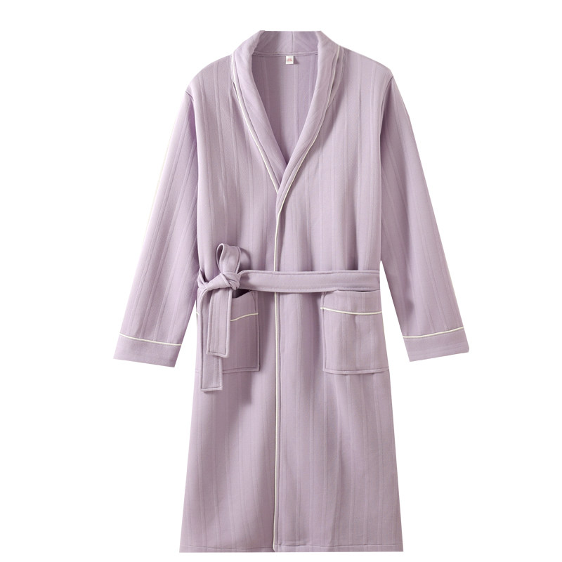 秋冬季情侣睡袍女男夹层长袖睡衣莱赛尔夹棉中长款浴袍家居服浴衣,淘宝优惠券,粉丝福利购,淘宝优惠卷