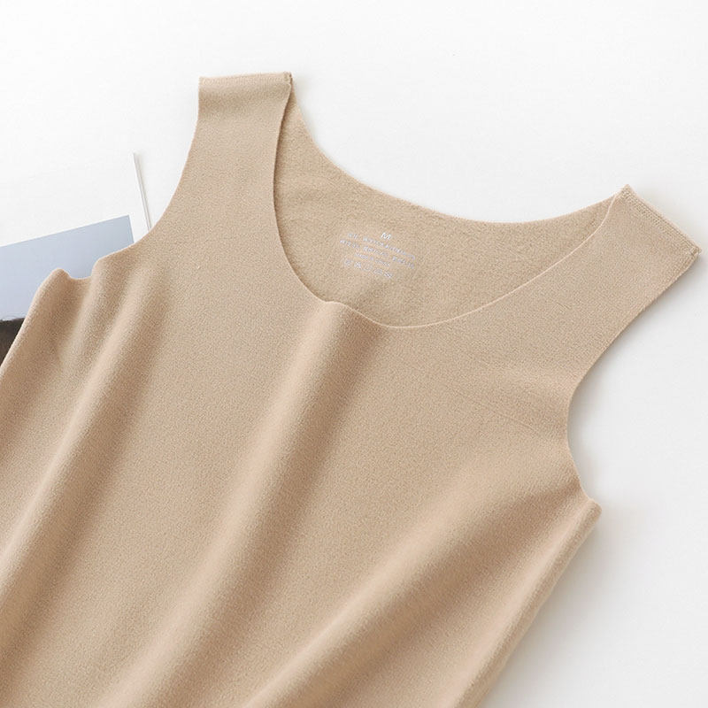 德绒保暖背心女吊带无痕发热秋衣打底内搭秋冬加绒加厚内衣无袖,淘宝优惠券,粉丝福利购,淘宝优惠卷