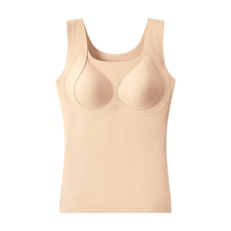 磨绒保暖背心女款带胸垫一体抗菌加绒加厚秋冬季内搭内衣防下垂,淘宝优惠券,粉丝福利购,淘宝优惠卷