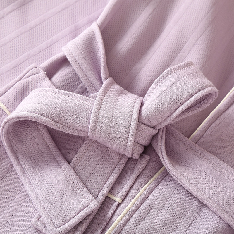 秋冬季情侣睡袍女男夹层长袖睡衣莱赛尔夹棉中长款浴袍家居服浴衣,淘宝优惠券,粉丝福利购,淘宝优惠卷