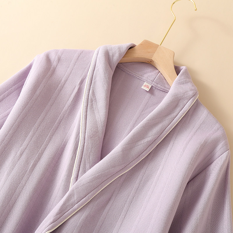 秋冬季情侣睡袍女男夹层长袖睡衣莱赛尔夹棉中长款浴袍家居服浴衣,淘宝优惠券,粉丝福利购,淘宝优惠卷