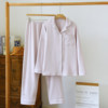 Delong Japanese Unprinted Style Couple Pajamas