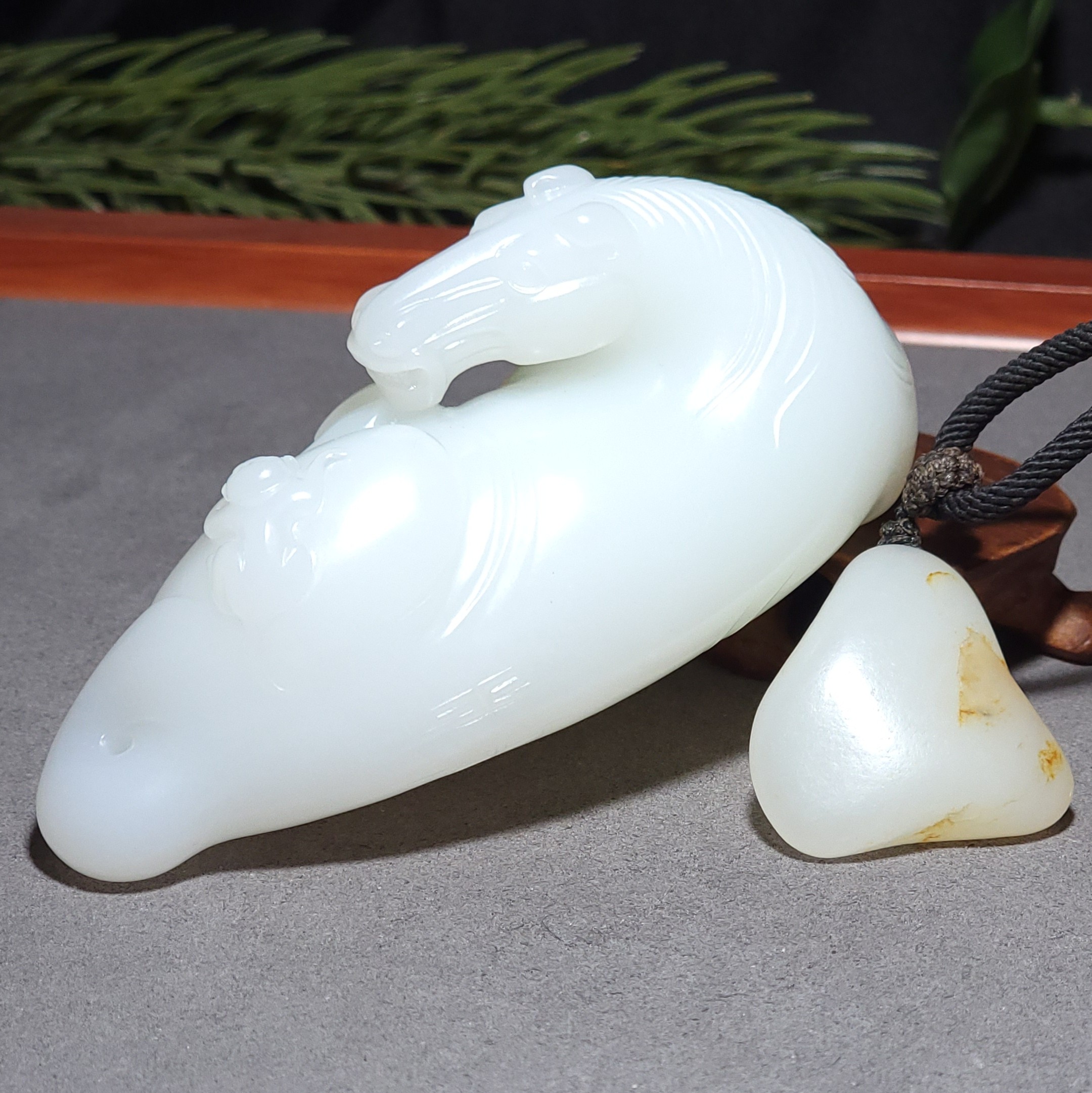 L012106新疆的猫184.1克脂粉极高黑皮俄料三高羊脂白玉马上封侯,淘宝优惠券,粉丝福利购,淘宝优惠卷