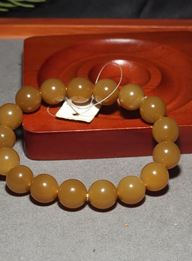 新疆的猫L091004 44.5克直径12mm亮泽醉美酥栗红纯美老红糖手链