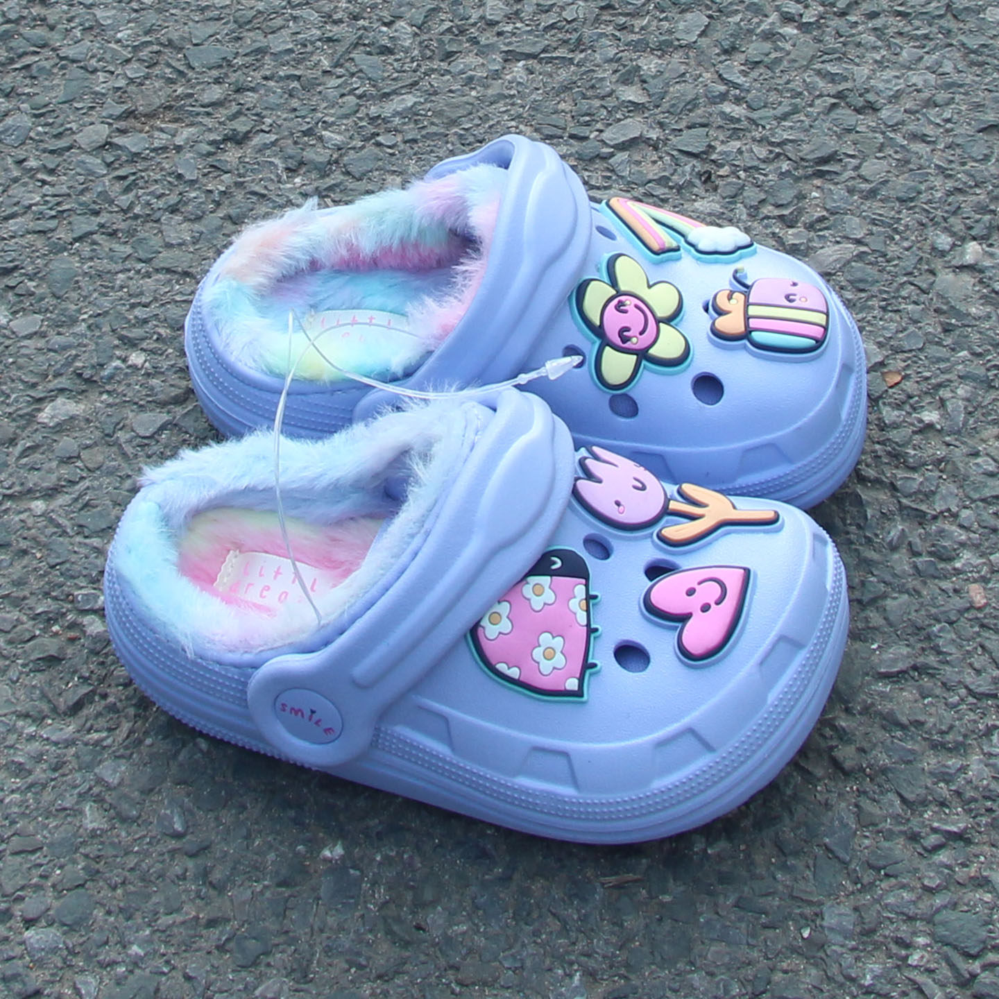 捡漏~大牌洞洞鞋加绒保暖舒适外贸原单童鞋室内拖鞋卡通包头鞋,淘宝优惠券,粉丝福利购,淘宝优惠卷