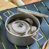 Чайный сервиз для путешествий, портативный дорожный комплект для кемпинга, чай, чайник