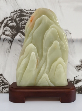 泰山石敢当镇宅招财玄关奇石摆件