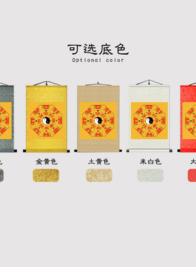 太极八卦图挂画先天后天河图洛书