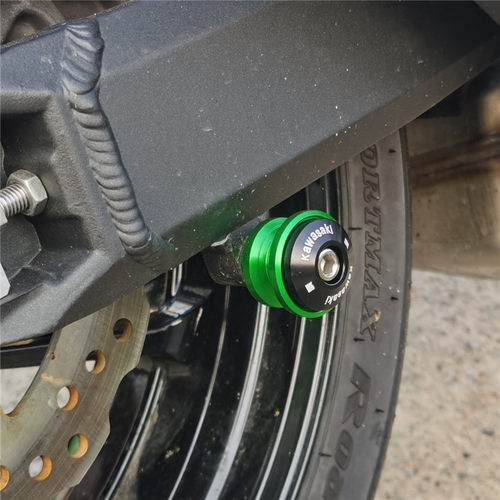 适用摩托车川崎ZX4R ZX4RR 改装后轮铝合金起车螺丝钉摩托车配件 - 图0