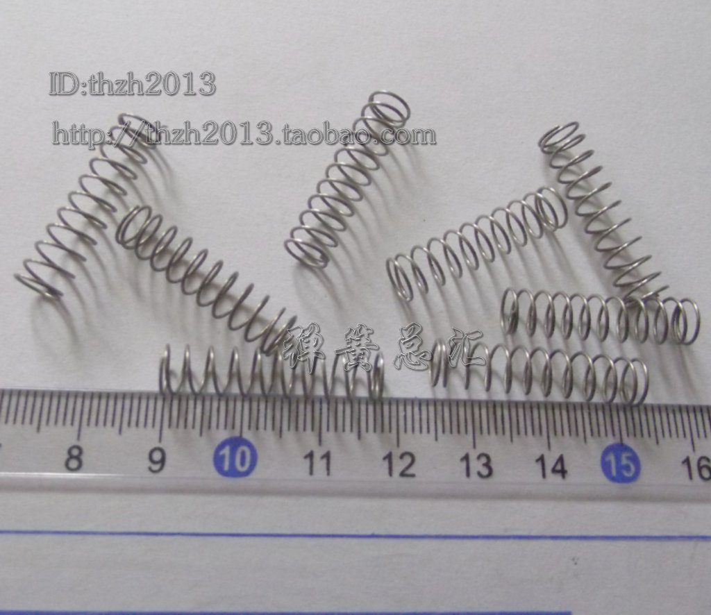 压簧 线径0.5mm 外径6.5mm 长度10-50mm 压缩弹簧 专业订做弹簧 - 图3
