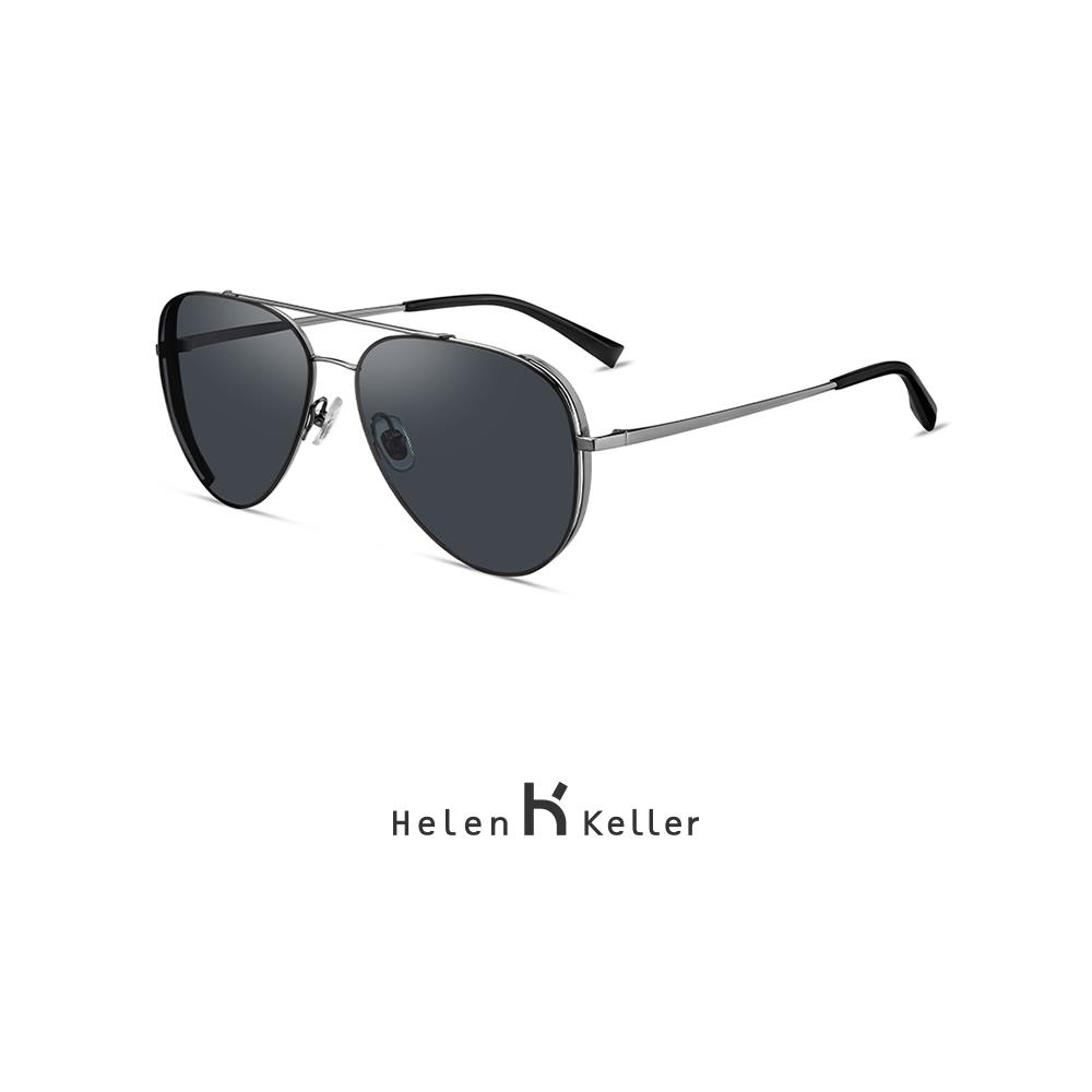 海伦凯勒麦克阿瑟太阳眼镜男开车偏光驾驶飞行员近视墨镜可配度数 - 图0