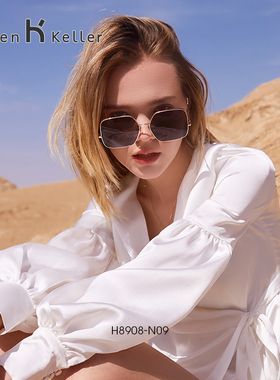 海伦凯勒helenkeller品牌太阳镜女防紫外线近视墨镜可配度数正品