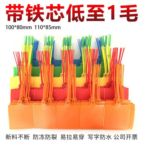 1000条物流吊牌挂签韵达顺心中通快运防水式双头标签果树标签挂牌 - 图0