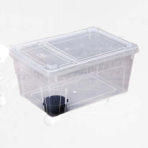 爬虫饲养盒饲养箱带盖爬宠箱宠物蛇蜘蛛蝎子守宫蜗牛昆虫龟缸鱼缸 - 图3