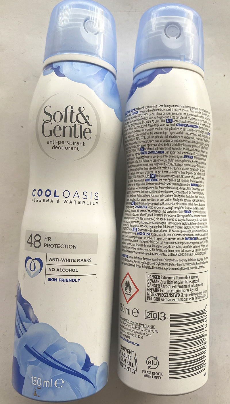 英国Soft&Gentle 柔雅 超清新进口香水止汗喷雾150ml 2款选1 - 图2