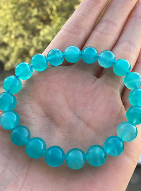 特价天然冰种天河石增女水晶手链