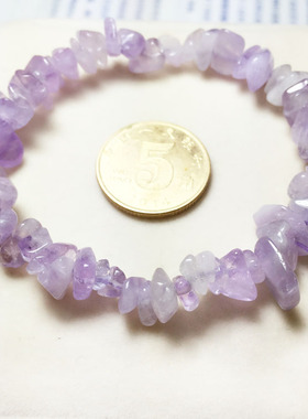 薰衣草紫水晶散珠手串手链