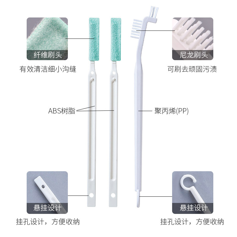 日本进口保温杯杯盖缝隙清洁刷凹槽奶瓶奶嘴刷饭盒胶圈清洗小刷子 - 图2