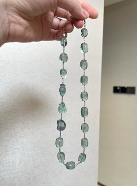 【一池春水】原创设计师绿水晶绿萤石大气贵气健康生日圣诞礼物