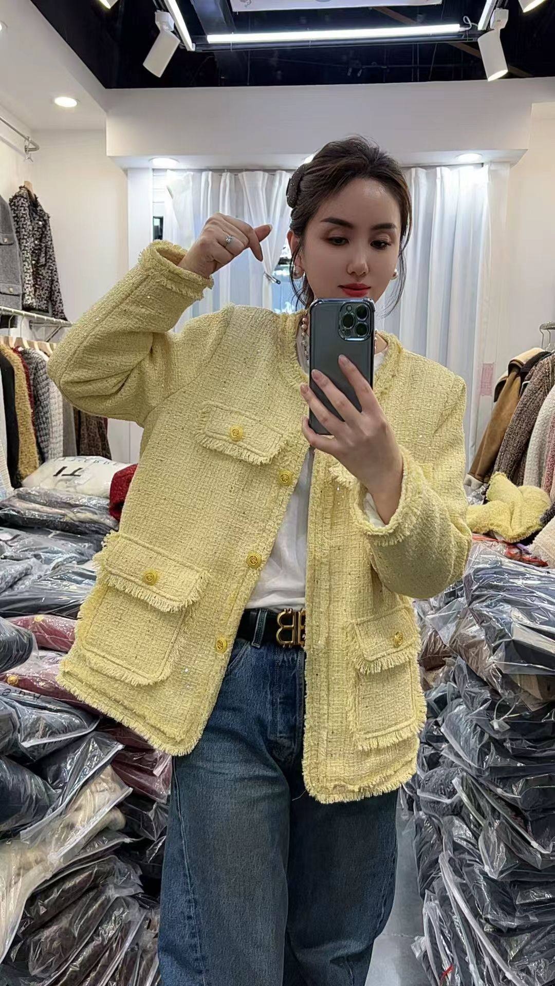 【12.20慧姐大码女装】2025新款小香风加绒棉外套MSN2410-,淘宝优惠券,粉丝福利购,淘宝优惠卷