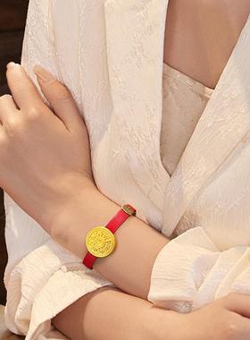 八宝罗盘足银手链男女时尚情侣款