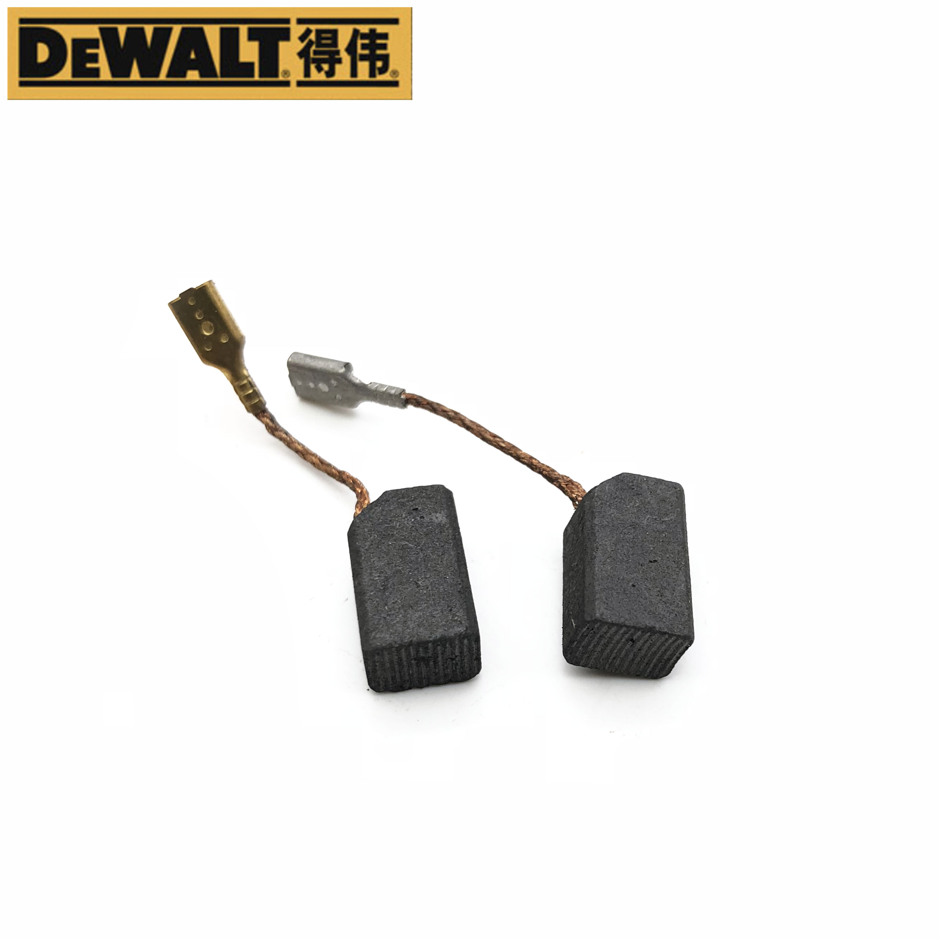 DEWALT/得伟原装角磨机碳刷零配件DW803/810/811磨光机手磨机电刷 - 图0