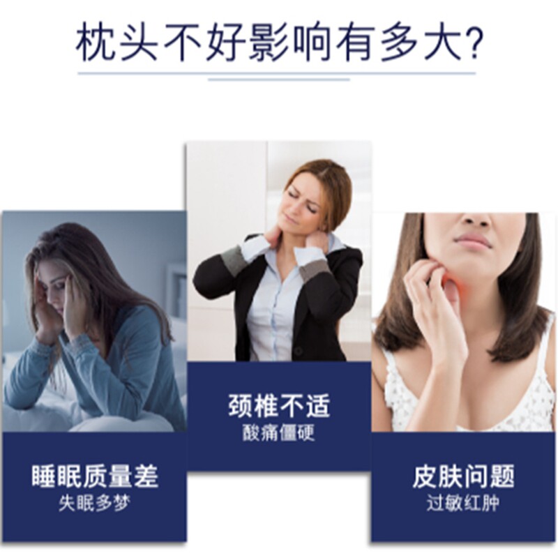 赛诺记忆棉枕芯喆啡云居枕头护颈椎助睡眠不塌陷不变形酒店专用 - 图0