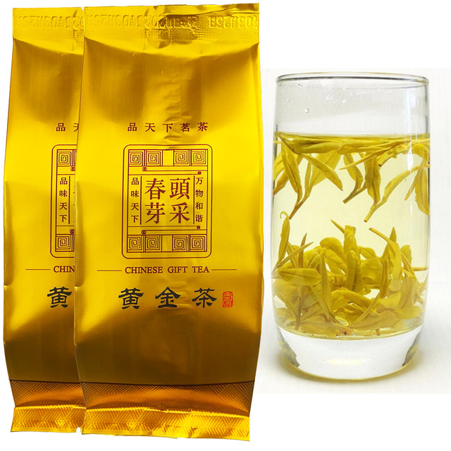 2025 Tianmu Lake Golden Tea Four Cans Gift Box Premium Promotional New Tea Liyang Specialty Spring Bud Pick