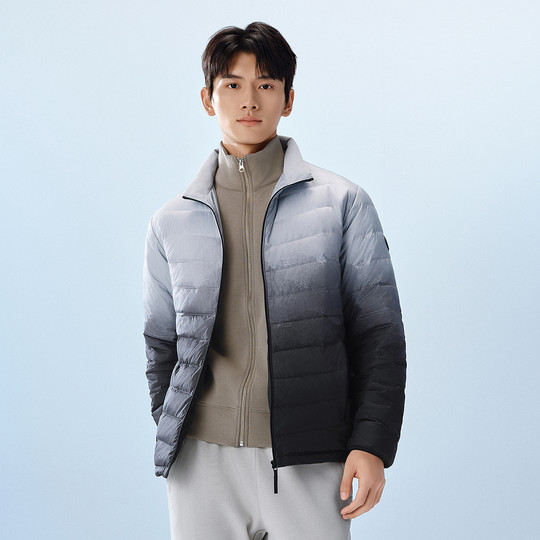 波司登2025新款短轻薄排骨羽绒服男立领三防便携保暖外套时尚百搭